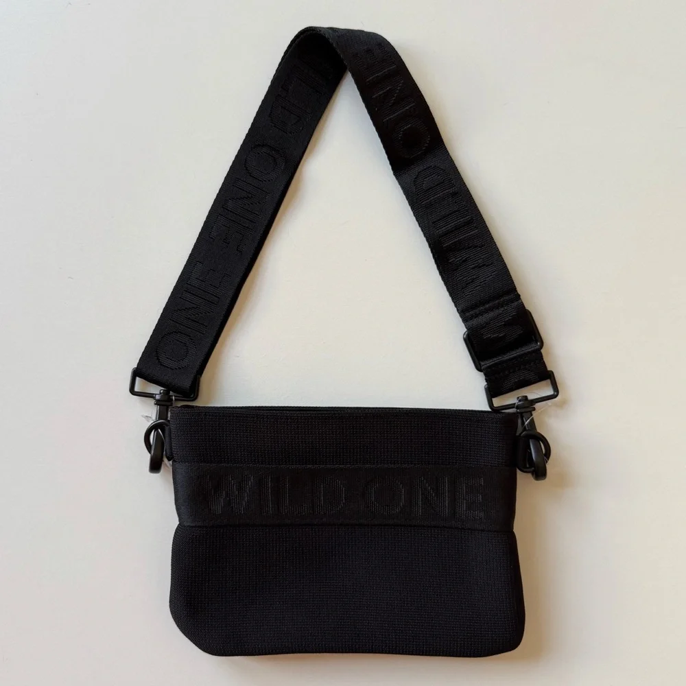 Wild One Treat Pouch - Recycled Knit - Black